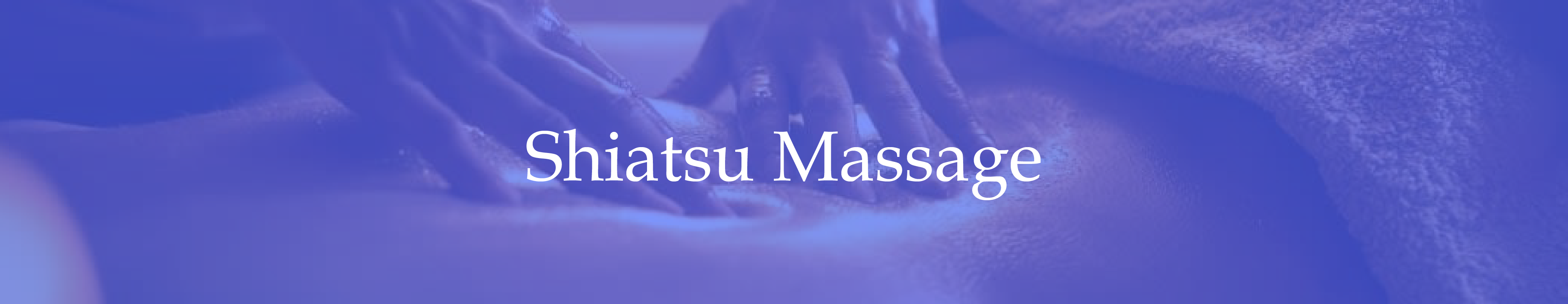 Shiatsu Massage